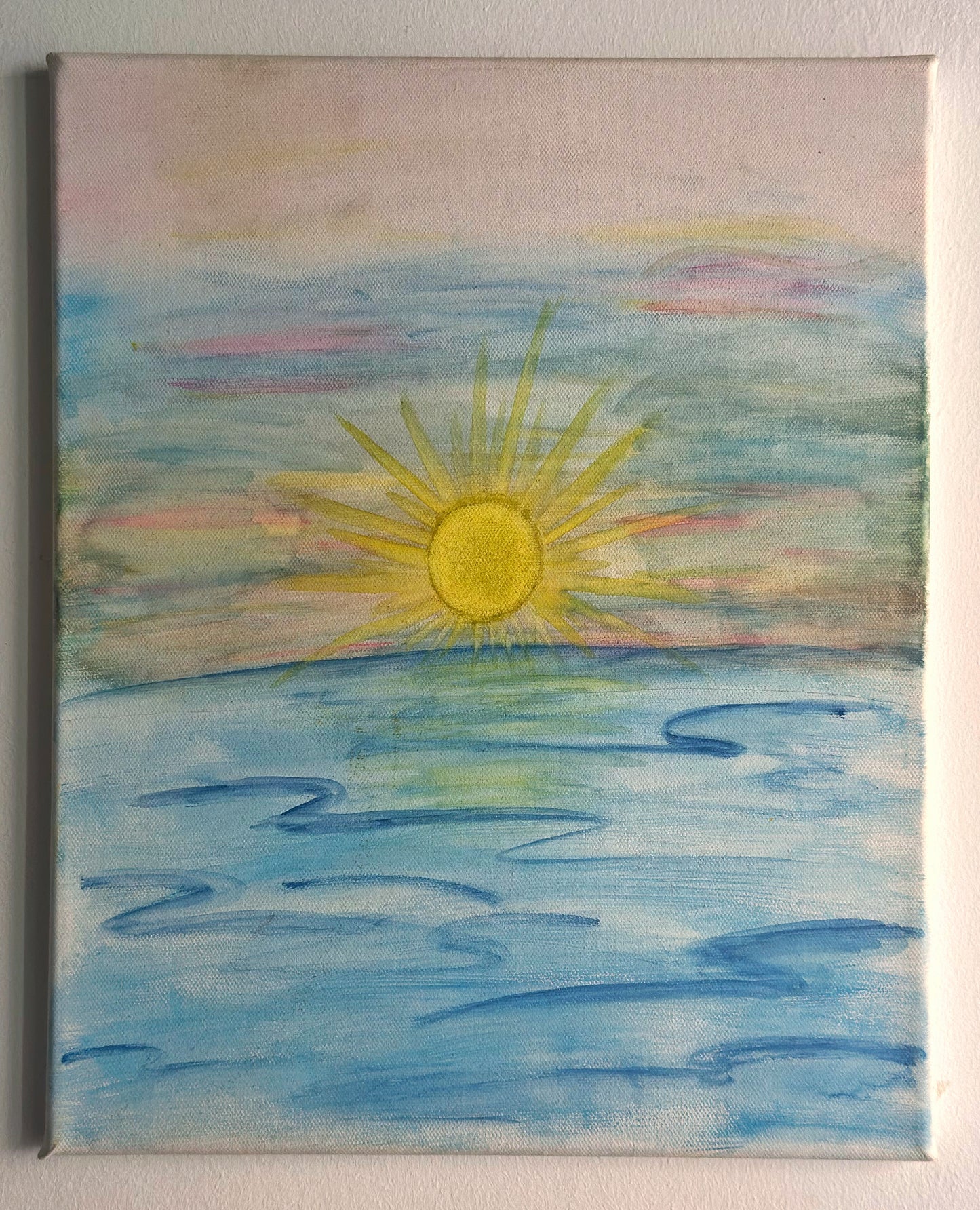 Aurora sobre el agua